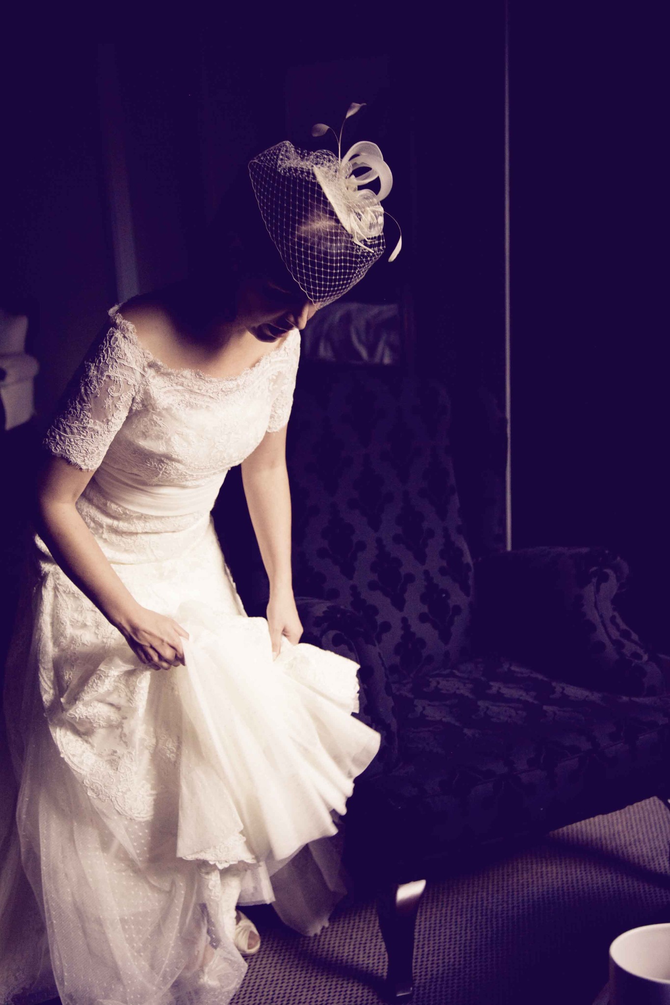 Preparativos de la novia