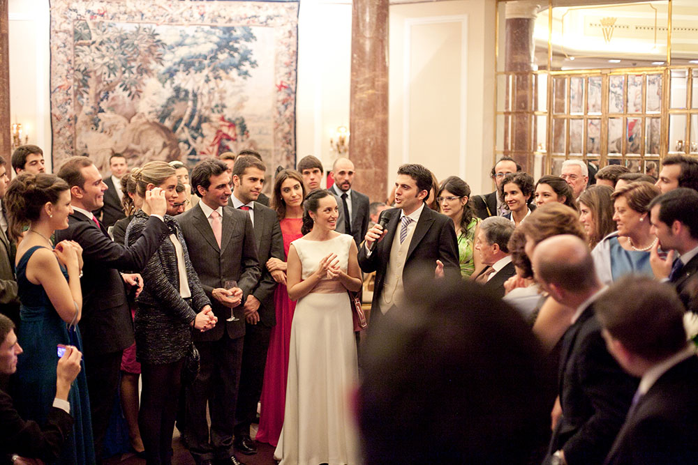 Discurso ante los invitados