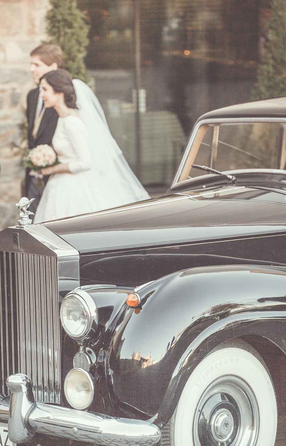 Llegada de los novios